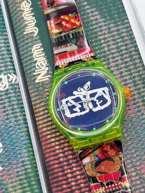 Swatch Other - 1996 New SWATCH Art Special Limited Edition ZAPPING Nam June Paik SLZ104